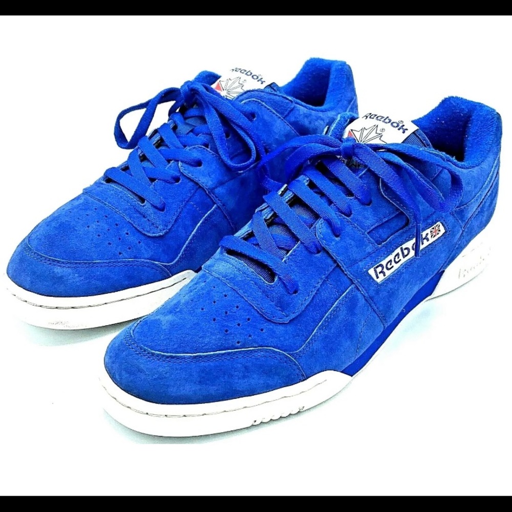 RARE Reebok The Athlete's Shoe Blue SUEDE Sneakers 11.5 Shoes